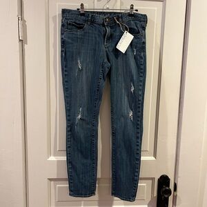 Articles of Society Women's Blue Distressed Jeans